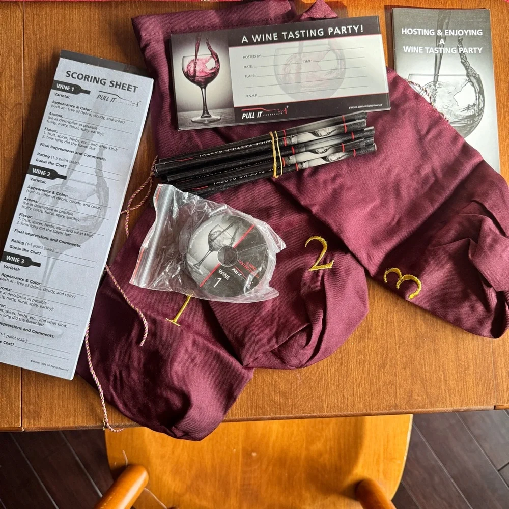 Wine Tasting Party Kit - Red